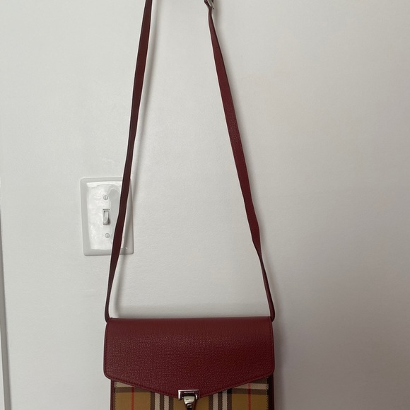 Burberry Grainy Calfskin House Check Macken - Picture 9 of 12